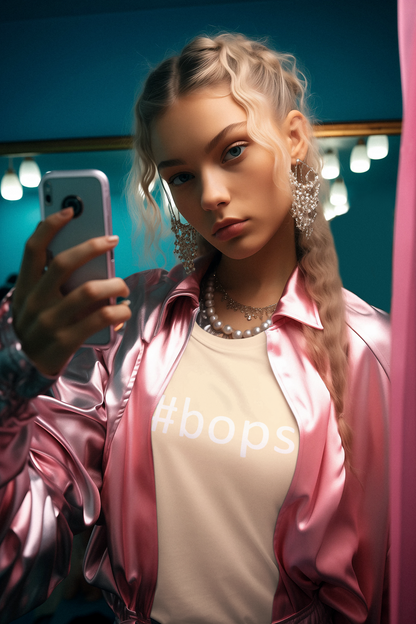 #bops Unisex High End Cotton Short Sleeve Tee