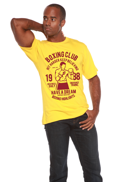 Boxing Club Men's Bamboo Viscose/Organic Cotton Short Sleeve Graphic T-Shirt