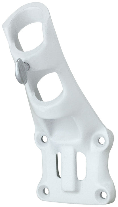 Aluminum 1" Flagpole Bracket - White