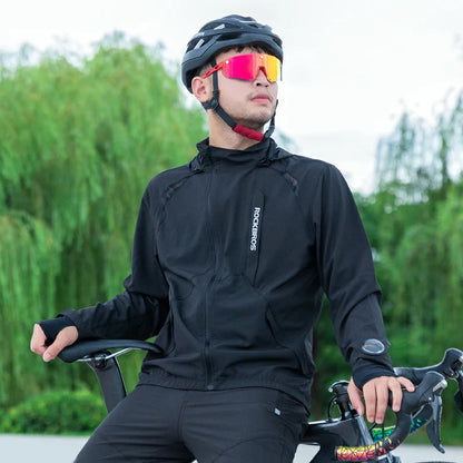 ROCKBROS Men's Softshell Jacket & Pants Breathable Cycling Suit
