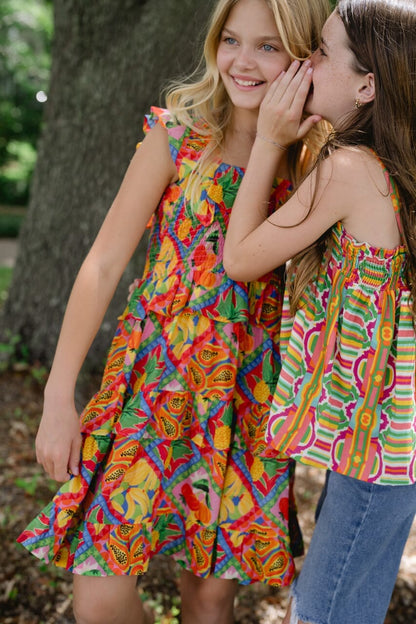 Girls Remi Smocked Girls Dress