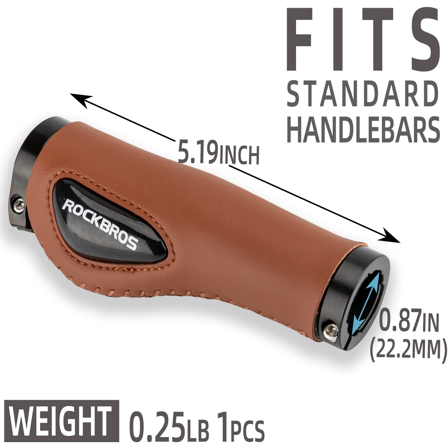 ROCKBROS Bike Handle Grips Ergonomics Design Soft Gel Dual Lock - Triathlete Store