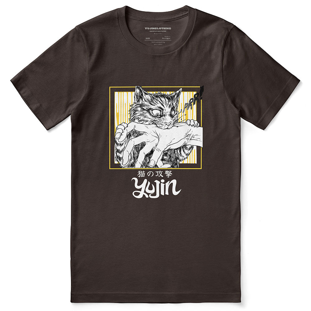 Sudden Bite Cat T-Shirt