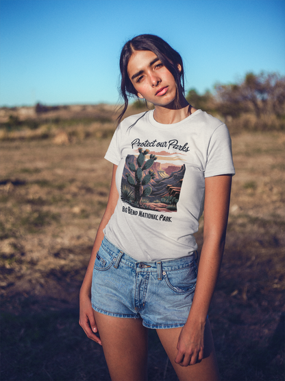 Protect Our Parks Big Bend National Park Unisex Fit Soft T-Shirt