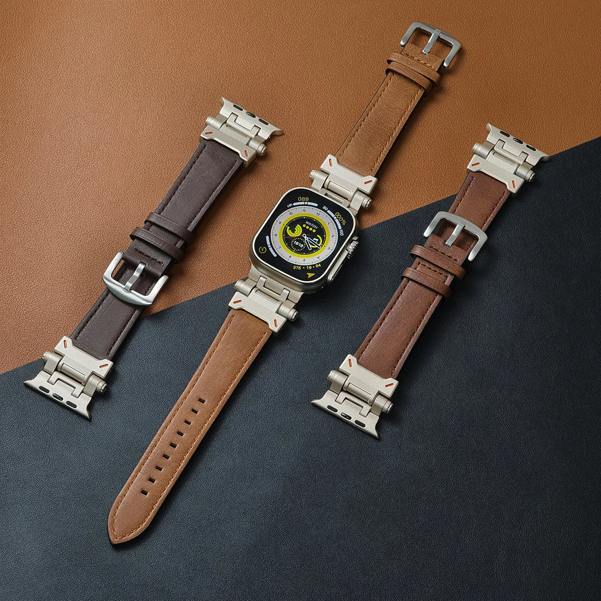 Genuine Leather Apple Watch Band Series 11/10/9/8/7/6/5/4/ SE / Ultra 1/2/3