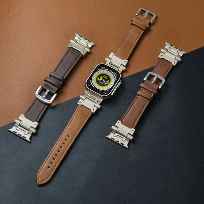 Genuine Leather Apple Watch Band Series 11/10/9/8/7/6/5/4/ SE / Ultra 1/2/3