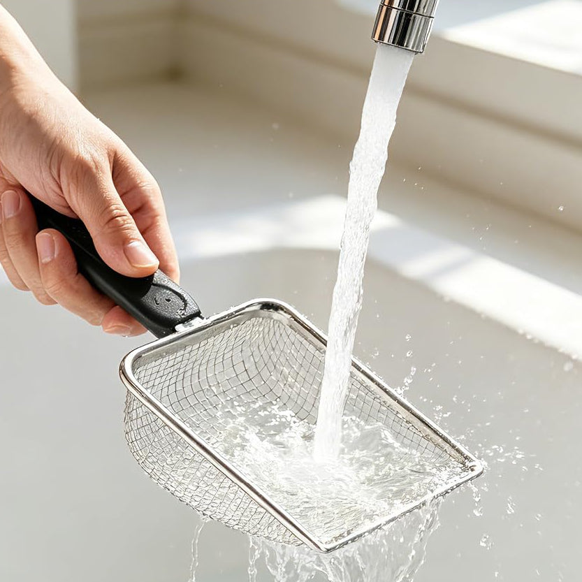Fine Mesh Substrate Sifter & Terrarium Clean-Up Scoop