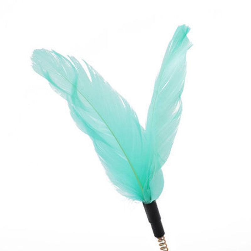 Cat Tumbler Feather Stick Toy