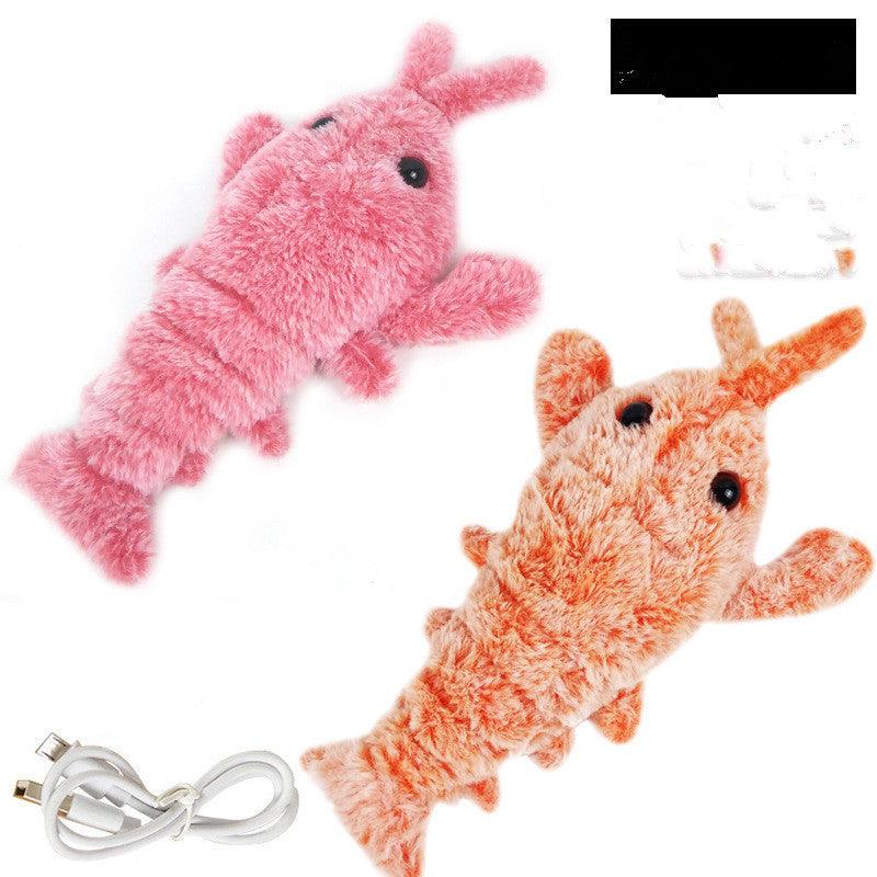Interactive Lobster Plush Cat Toy