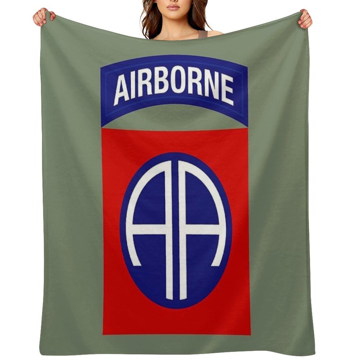 82nd Airborne Division (US Army) Throw Blanket