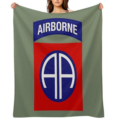 82nd Airborne Division (US Army) Throw Blanket