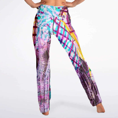 Basquiat High Waist Flare