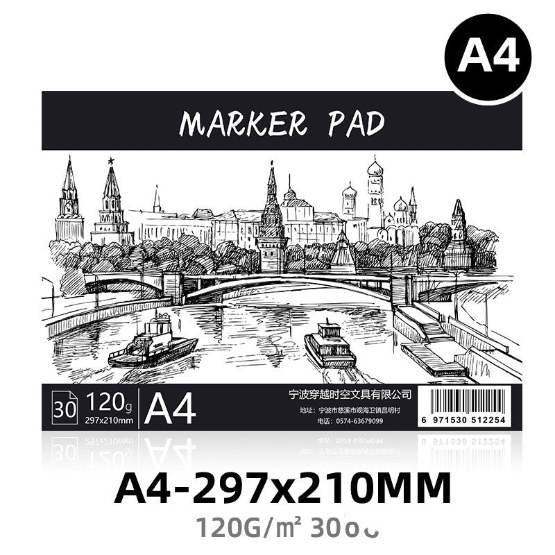 Bleed-Resistant Marker Paper Pad