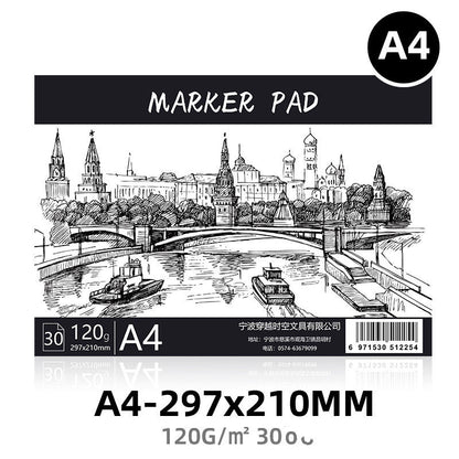 Bleed-Resistant Marker Paper Pad