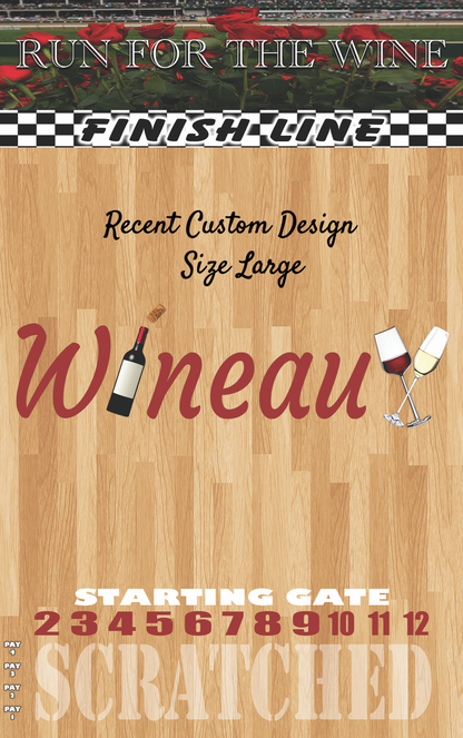 The Horse Race Party Game Striped Track Edition