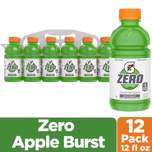 Gatorade Zero Sugar Apple Burst 12Oz 12Pk