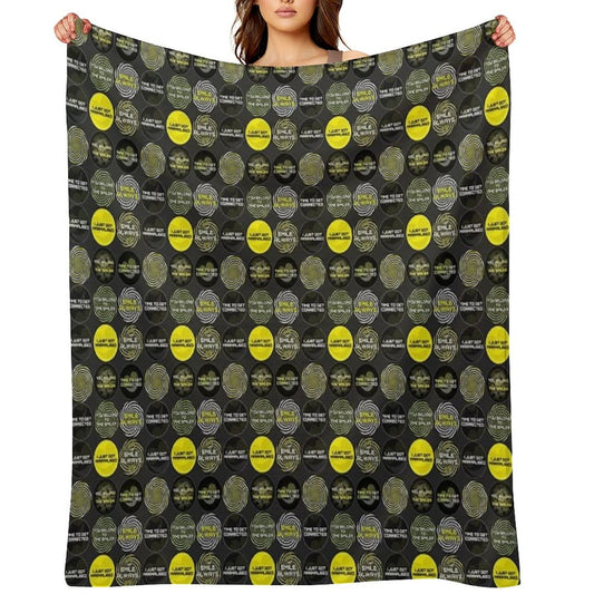 Get Corrected - Sticker Sheet Throw Blanket