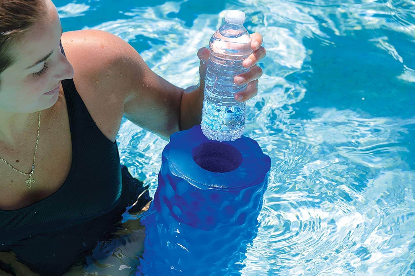 WOW Sports WOW Dipped Foam Pool Noodle 6.5" with Cup Holder (20-2400)