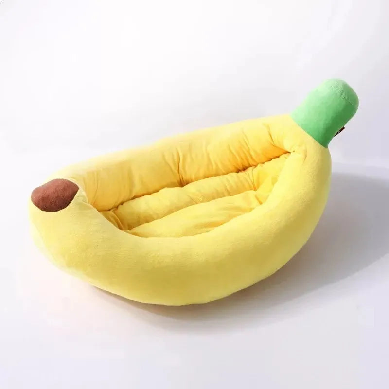 Washable Pet Banana Kennel Bed