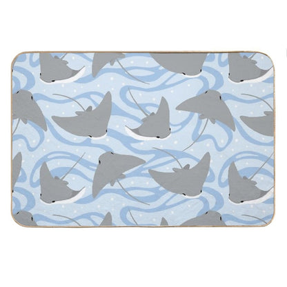 Stingrays - Cownose Ray - Sticker Pack Bath Mat