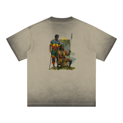 Amaru Khan Stars Truex Reverse Dyed T-shirt