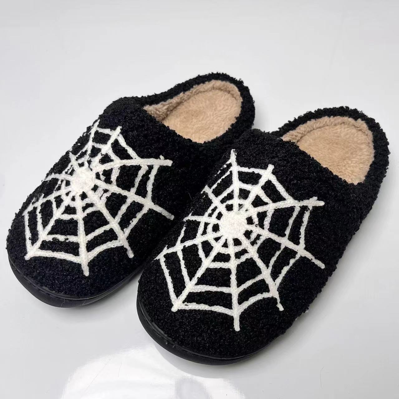 Cozy Spider Web House Shoes