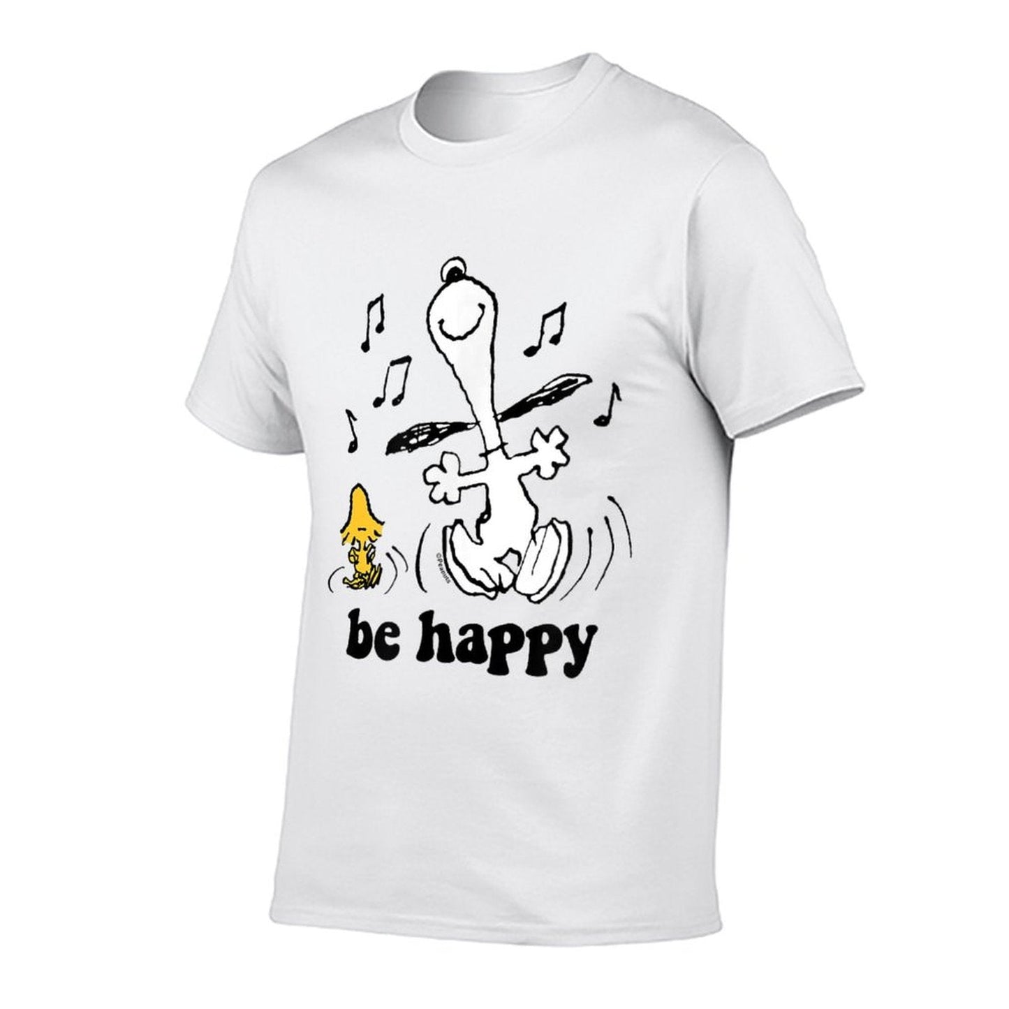 Peanuts - Snoopy And Woodstocks Be Happy Dance  Easy-care T-Shirt