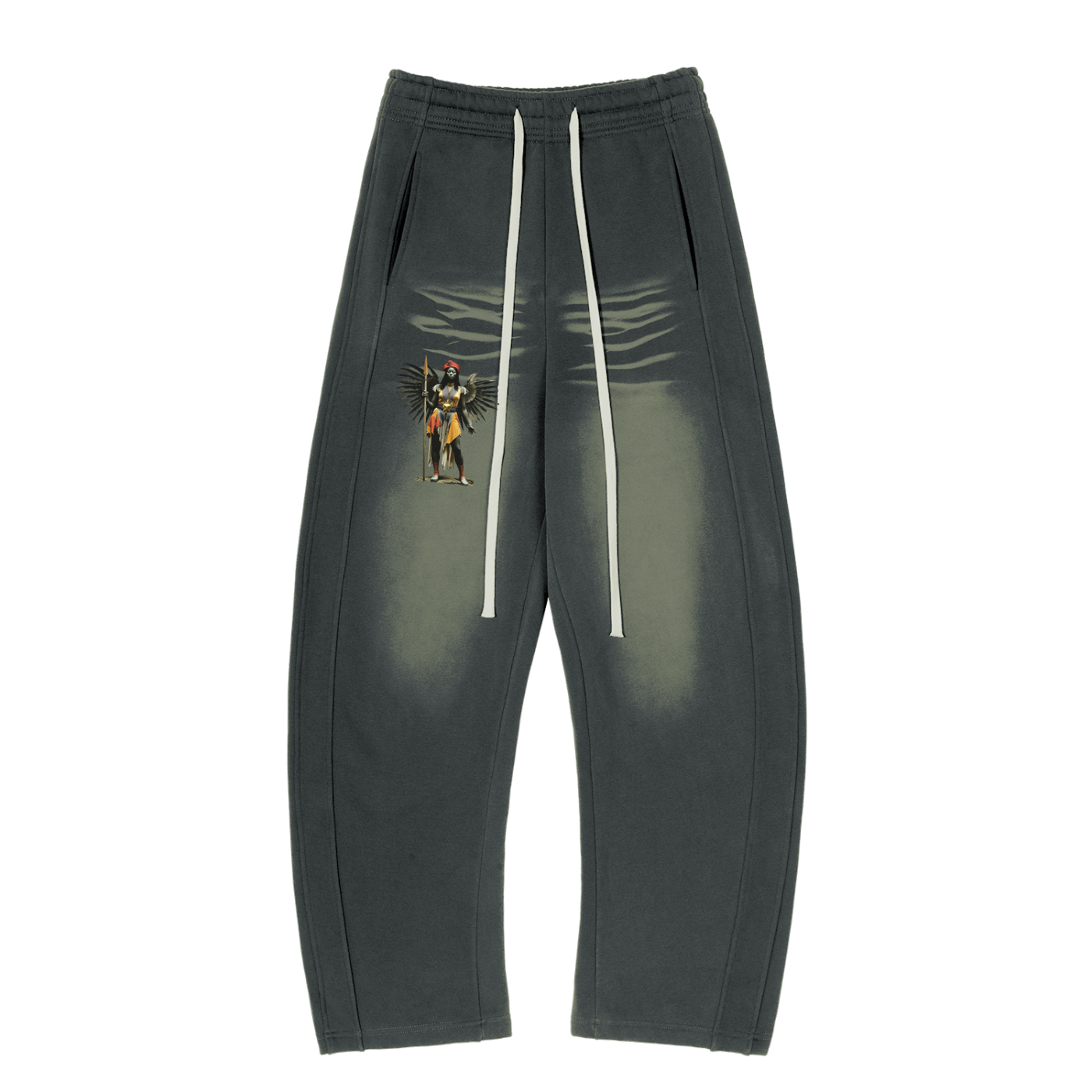 Amaru Khan Stars Sunfade Curved Blade Sweatpants