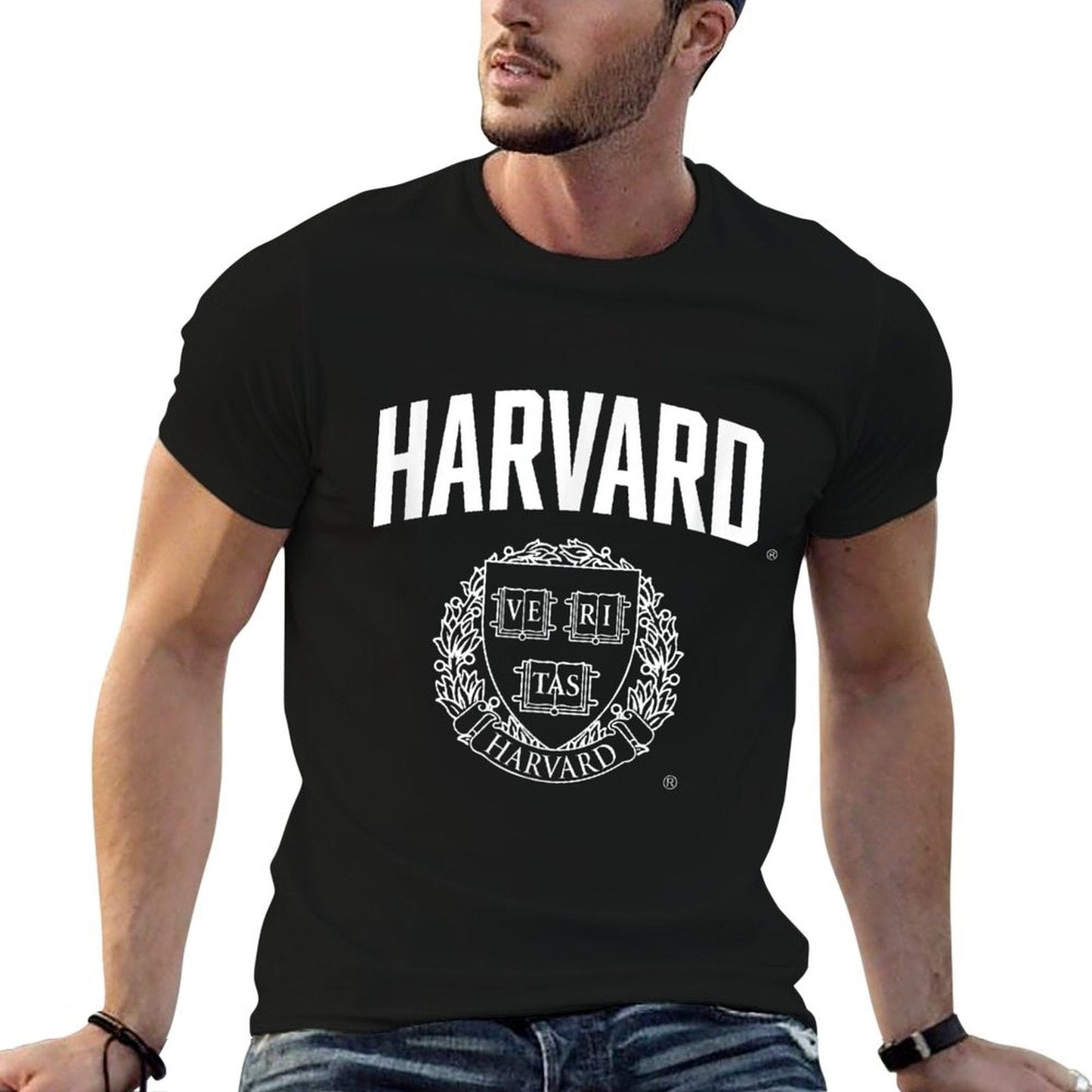 Harvard University Crimson  Official NCAA Merch  HVU002  Polyester Blend T-Shirt