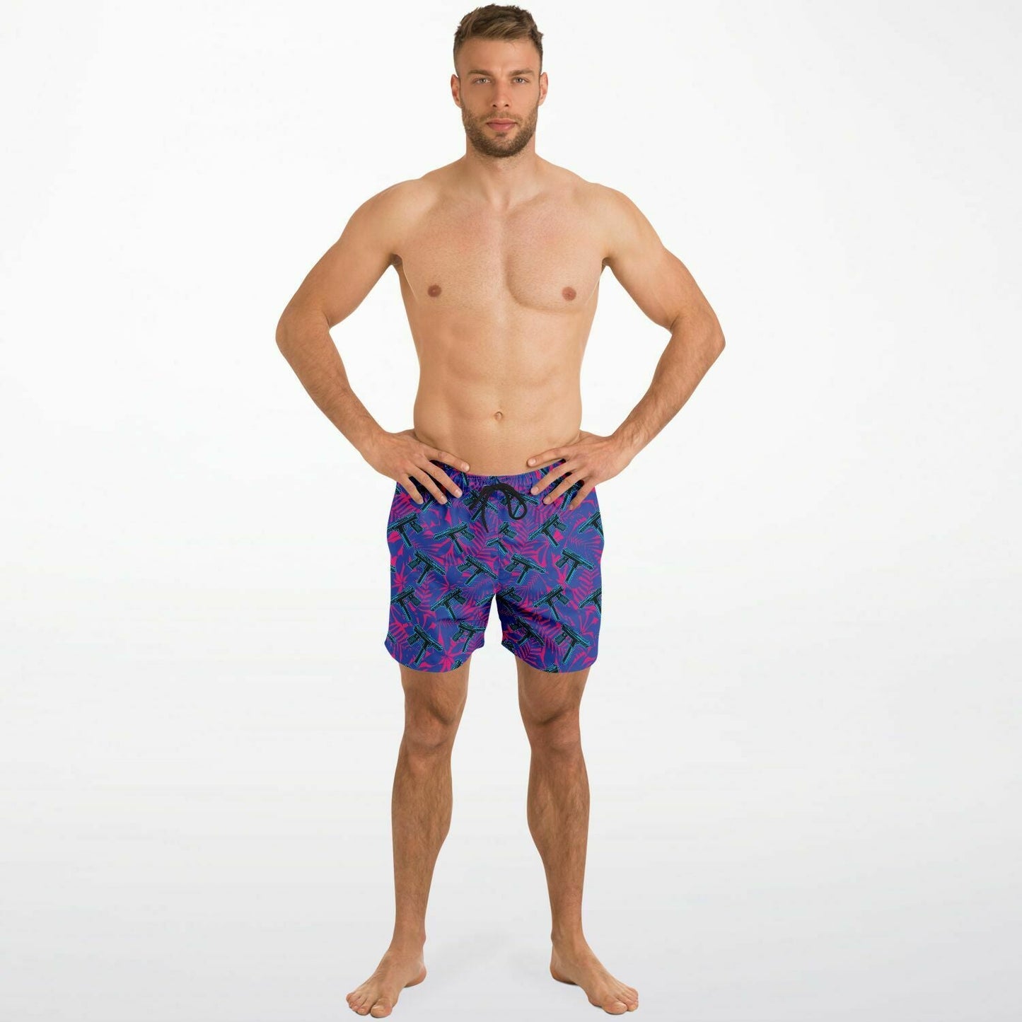 Rad Palm 9 Lives Men's Swim Trunks