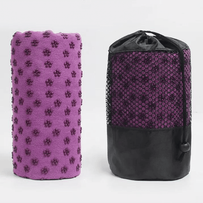 JupiterGear Premium Absorption Hot Yoga Mat Towel with Slip-Resistant Grip Dots