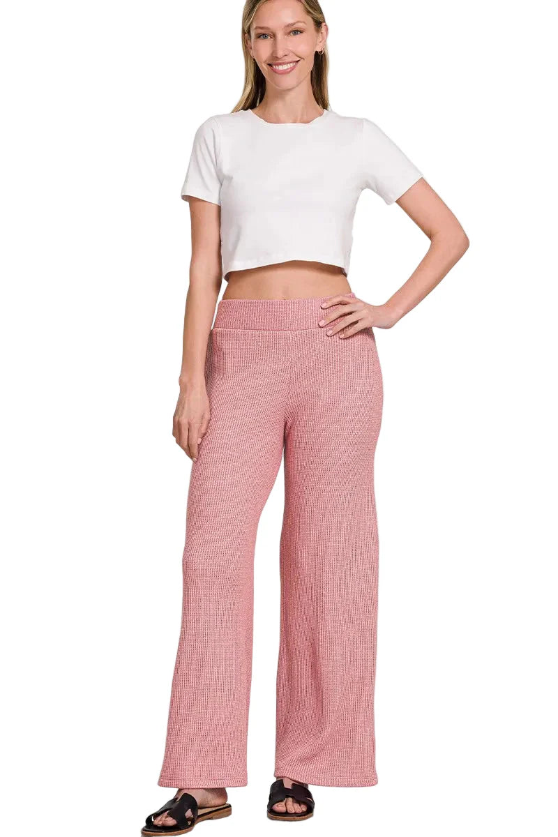 Sweater Boxy Top & Long Pants Set