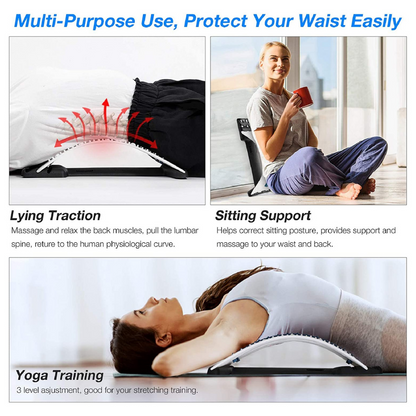 JupiterGear Multi-Level Arched Back Stretcher to Relieve Pain, Stiffness and Correct Posture