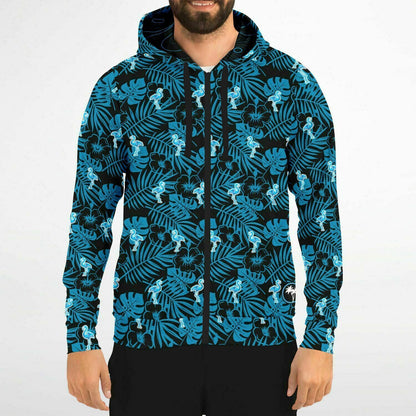 Rad Palm Party Like A Flock Star Zip Up Hoodie