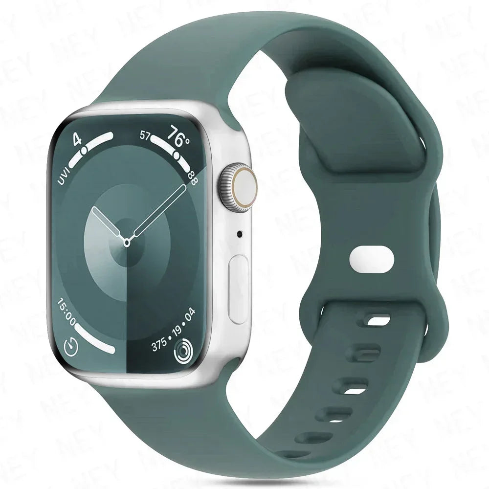 Silicone Apple Watch Band Series 11/10/9/8/7/6/5/4/ SE / Ultra 1/2/3