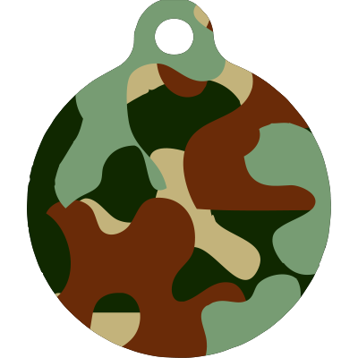Camo Dog HD Dog ID Tag