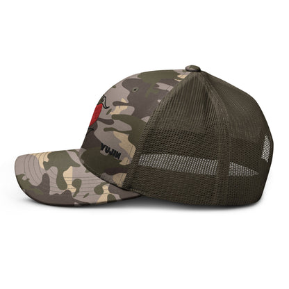 Red Moon Camouflage Trucker Hat