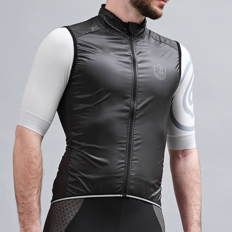 Campagnolo AZOT Gilet Packable Men's Wind Vest (Black) L XL 2XL