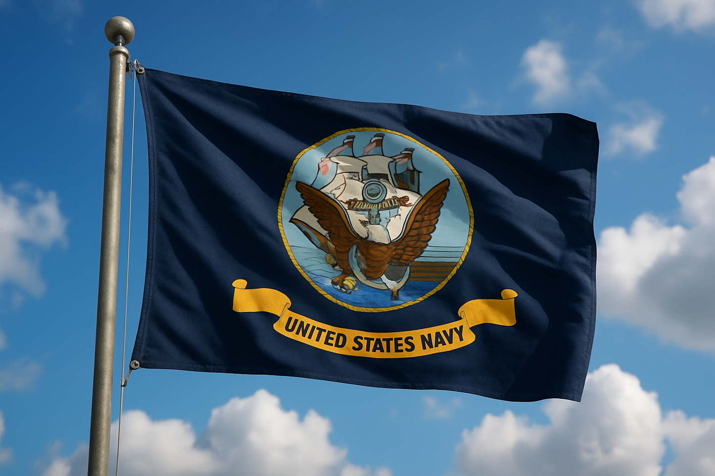 Navy Outdoor Flag