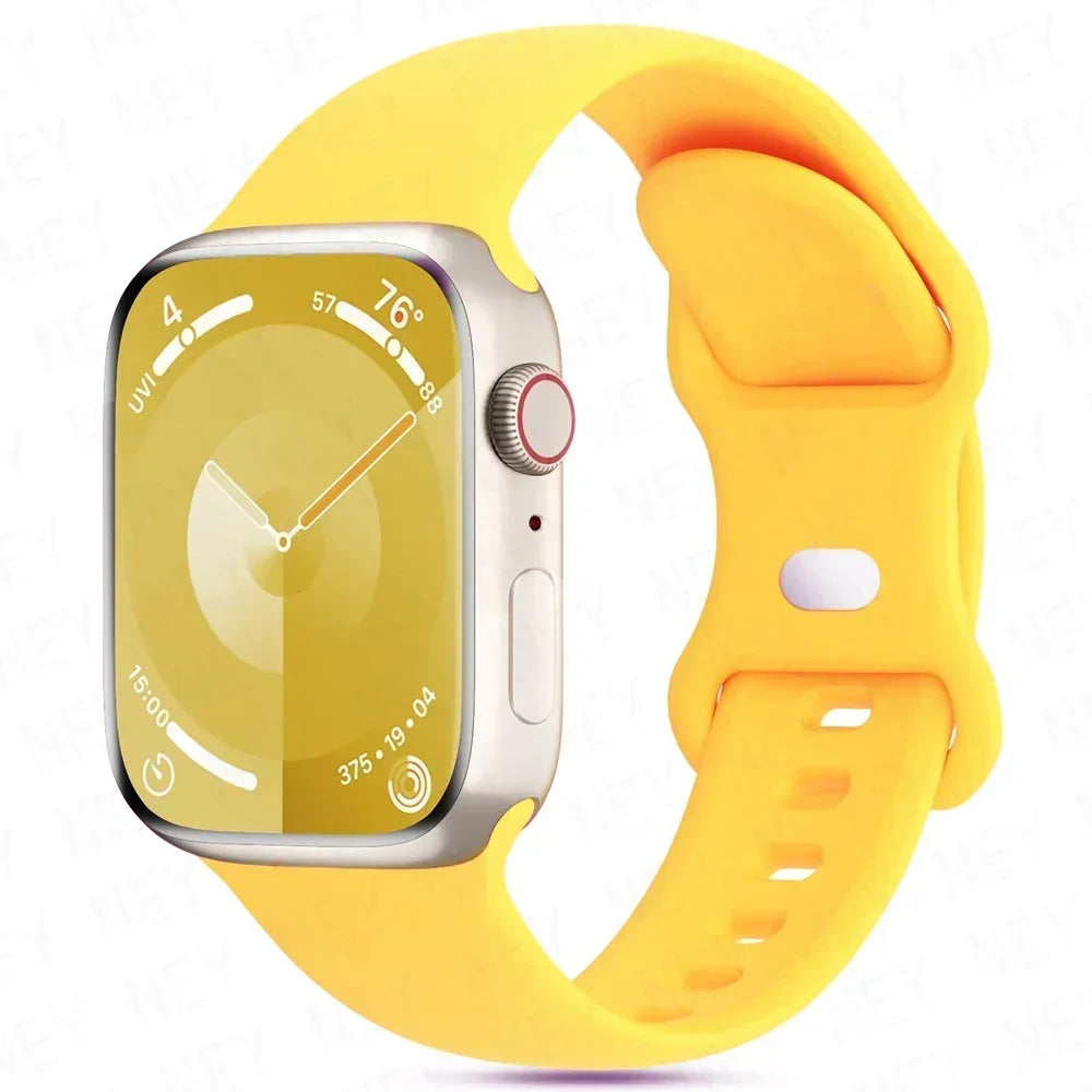 Silicone Apple Watch Band Series 11/10/9/8/7/6/5/4/ SE / Ultra 1/2/3