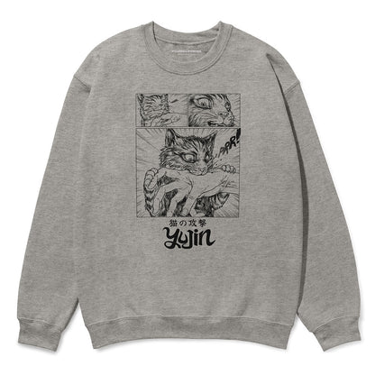 Sudden Attack Cat Sweatshirt