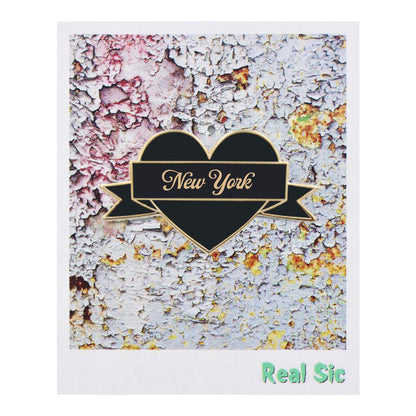 I Heart New York Enamel Pin – Black & Gold City Pin