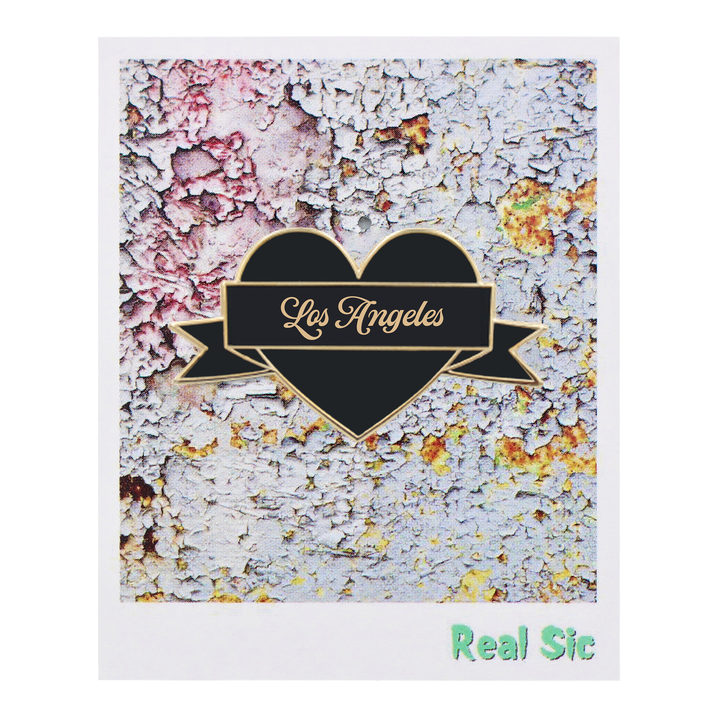 I Heart Los Angeles Enamel Pin – Black & Gold City Pin