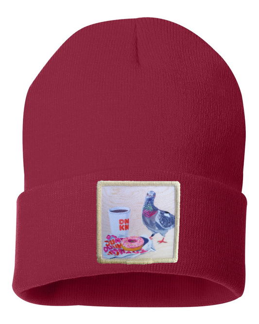 Pigeons Run on Donuts Beanie
