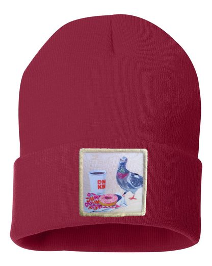 Pigeons Run on Donuts Beanie