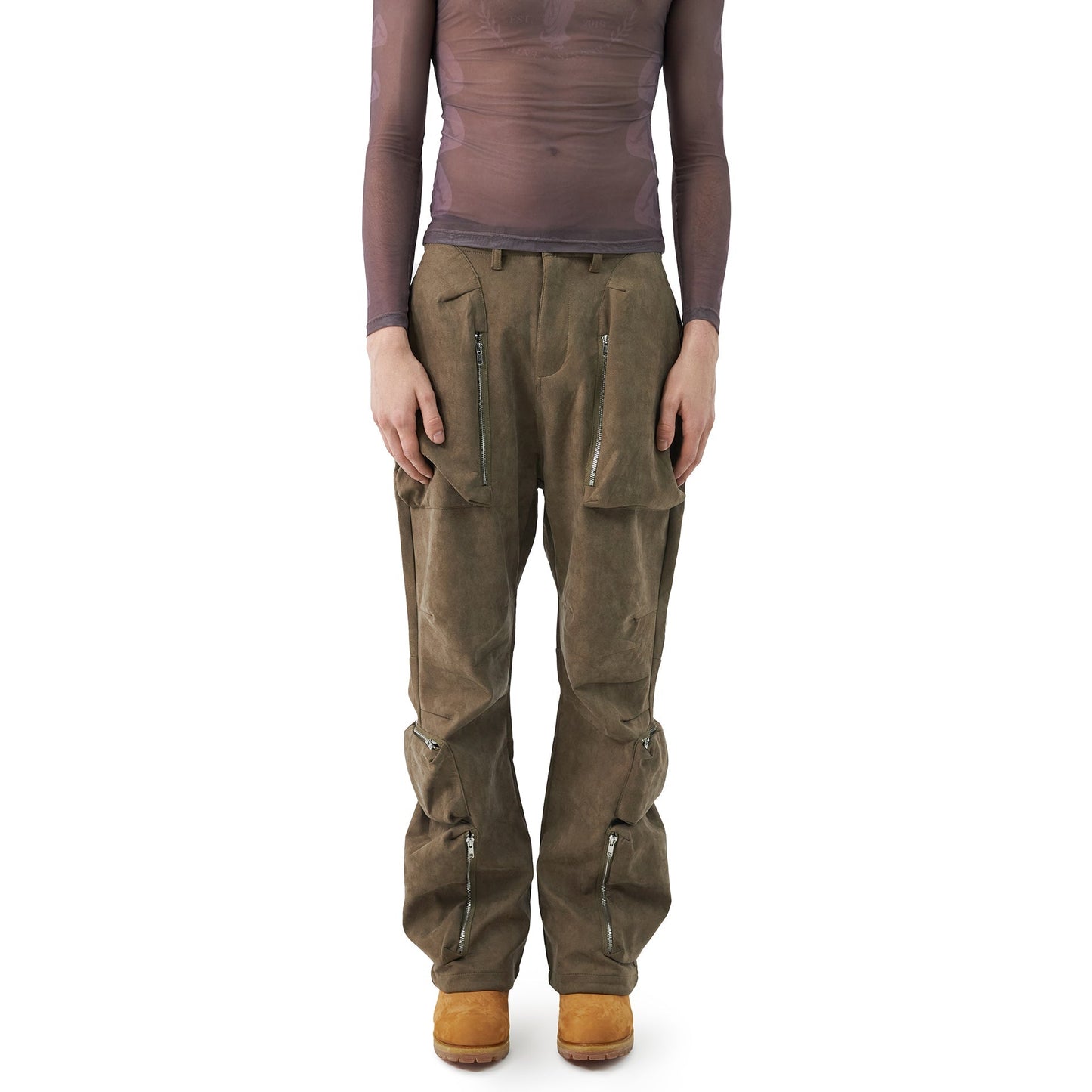 Baggy Cargo Pants Khaki