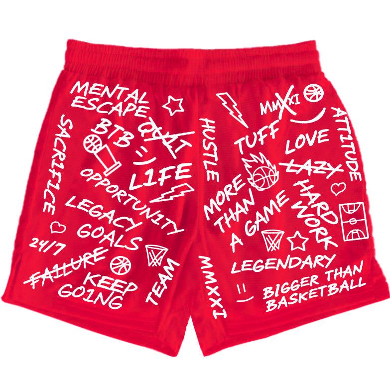 Emotions - Shorts - Light Red
