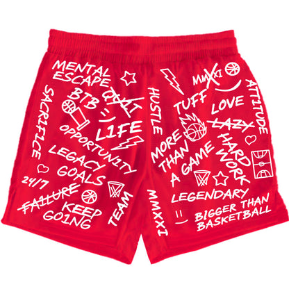 Emotions - Shorts - Light Red