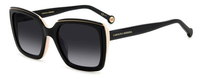 Carolina Herrera HER 0143/G/S Women's Sunglasses Black Gold 53mm