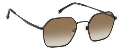 Carrera 334/S Black Brown Green Rectangular Men's Sunglasses
